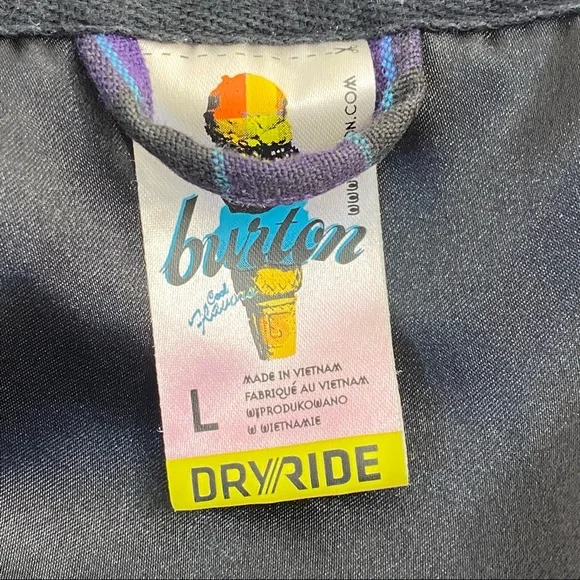 Burton Ho Chi Minh Purple Plaid Dry Ride Hooded Vest Large NWOT - Picture 5 of 16